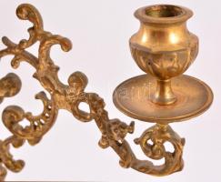 Bronz gyertyatartó 34 cm