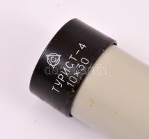 Szovjet mono távcső műanyag tokkal