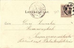 1900 Monor, Budapest-Monori gyártelep rt. gőzmalma, gőzmalom és hizlalda. Kiadja Herodek István