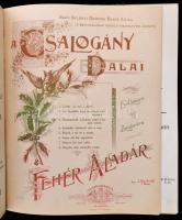 cca 1900-1920 Kottagyűjtemény, számos izgalmas nótával, díszesen illusztrált címlapokkal, közte lito...