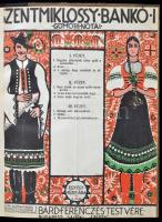 cca 1900-1920 Kottagyűjtemény, számos izgalmas nótával, díszesen illusztrált címlapokkal, közte lito...