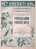 cca 1900-1920 Kottagyűjtemény, számos izgalmas nótával, díszesen illusztrált címlapokkal, közte lito...