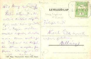 Nagynyárád, utcakép, templom + 1913 Nagynyárád Postai ügyn