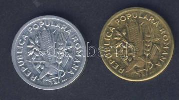 Románia 1950. 2L T:2/2- + 1951. 2L T:2 kis k