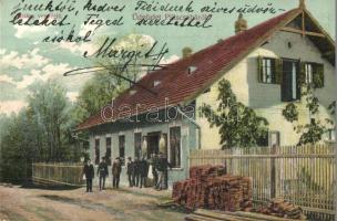 1909 Piliscsaba, Miskay vendéglő, étterem. Kiadja Blau Adolf