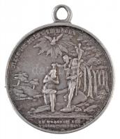 Ausztria ~1900-1920. Taufmedaille peremén jelzett Ag Keresztelő érem, füllel. Szign.: Leo Zimpel (23,61g/0.900(?)/39mm) T:2,2- ph., patina / Austria ~1900-1920 Taufmedaille Ag commemorative Baptismal medal, marked on edge, with ear. Sign.: Leo Zimpel (23,61g/0.900(?)/39mm) C:XF,VF edge error, patina