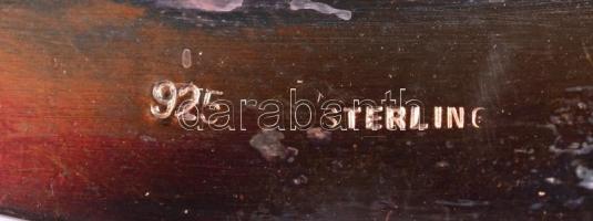 Ezüst tálca. Díszdobozban. 30 cm, 265 g