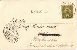 1904 Miskolc, Széchenyi utca, villamos, Rosenberg Gyula szőnyegáruháza, üzletek. Vadász M. kiadása