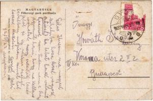 1927 Magyaróvár, Mosonmagyaróvár; Főhercegi park MOVE pavilonja  (EK)