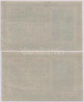 1918. 25K "3116" (2x) sorszámkövetők 3mm, hullámos hátlap, eltérő sorozat és sorszám T:I,I...