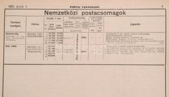 1925 A Postai Tanácsadó megjelent 6 db száma