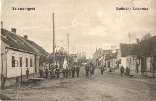 1915 Zalaszentgrót, Batthyány Lajos utca, üzletek. Kiadja Nagy Sándor