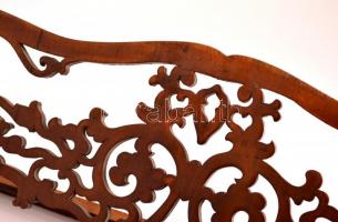 Faragott, kihajtható, 3 részes zongora kottatartó 125 cm