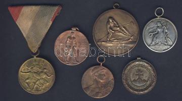 1894-1942. 6klf díjérem, benne jobbak T:2,2/3