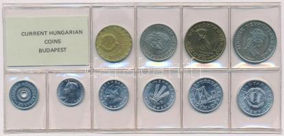 1985. 2f-20Ft (10xklf) érmés forgalmi sor fóliatokban T:1 Adamo FO18