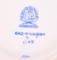 Herendi Viktória mintás kis kiöntő, kézzel festett, jelzett, apró kopás nyomokkal, m:9 cm