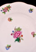 Herendi Eton mintás süteményes tányér ( 6db), kézzel festett, jelzett, apró kopás nyomokkal, d:15 cm...