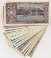 Vegyes 23db-os pengő bankjegy tétel T:III,III-