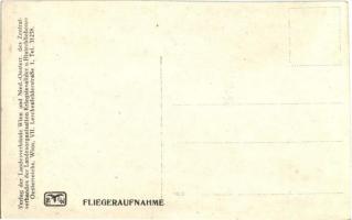 Wien, Vienna; Donaukanal. Fliegeraufnahme / Danube canal, aerial photo