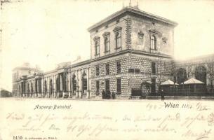 1905 Vienna, Wien III. Aspang-Bahnhof / railway station. C. Ledermann jr. 5155.