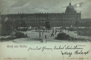 1898 Berlin, Lustgarten. Kunstverlag J. Goldiner 373. / park