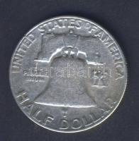 USA 1954. 1/2$ Ag "Franklin" T:3