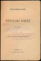 Péchy-Horváth Rezső: Sevillai nász. Bp.,1943, "Erdélyi Szemle", 143 p. Kiadói javított pap...