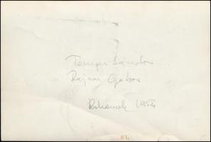 1954 Rajnay Gábor (1885-1961) színművész, érdemes művész és Tompa Sándor (193-1969) színész a Rokono...