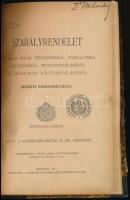 Kolligátum 3 szabályrendeletből, közte vasúti témájúval: 

Szabályrendelet a vasúti hidak vasszerk...