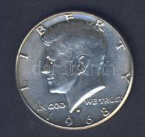 USA 1968D 1/2$ Ag "Kennedy" T:1/2+