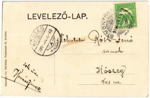 1908 Simontornya, Városház tér, Bőrgyár. Salamon Fer. felvétele (EK)