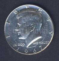 USA 1967. 1/2$ Ag "Kennedy" T:2 k