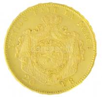 Belgium 1875. 20Fr Au "II. Lipót" (6,44g/0.900) T:1-  
Belgium 1875. 20 Francs Au "L...