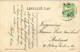 1912 Gyöngyöspata, plébánia lak. Fantó és Steiner kiadása