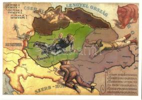 3 db modern magyar irredenta lap / 3 modern Hungarian irredenta propaganda postcards
