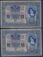 1902. 1000K (2X) egymásutáni sorszámokkal T:I
