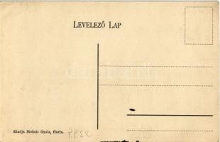 Harta, Evangélikus iskola, utca. Molnár Gyula kiadása