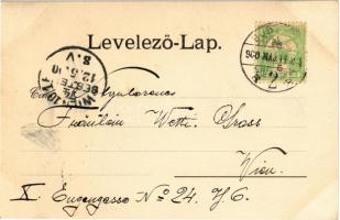 1900 Budapest II. Pálffy téri (Bem József tér) Gróf Radetzky katonai laktanya / Graef Radetzky Pionn...