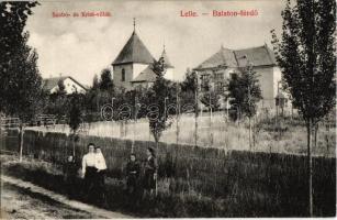 Balatonlelle-fürdő, Szabó és Krist villák. Wollák József kiadása