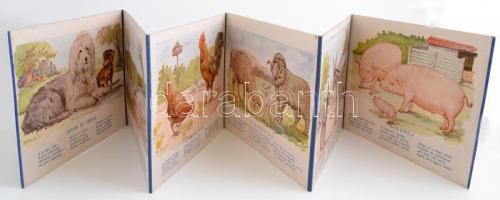 Székely László-Radnainé Bauer Erzsi: Bodri és társai. Szombathely,[1944], Martineum, hat színes tábl...