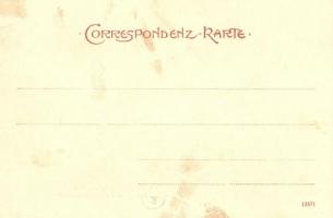 Korneuburg, Cs. és kir. vasúti és távirati ezred egy pontonhídon kialakított tábori vasúti sínpályáv...