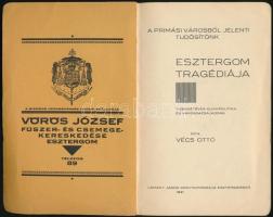 Vécs Ottó: Esztergom tragédiája. Tizenkétéves klikk-politika és városgazdálkodás. A prímási városból...