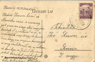 1917 Harsány, Borsod-Harsány; Római katolikus plébánia