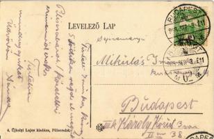 1908 Piliscsaba, Tekepálya tekéző katonákkal. Újhelyi Lajos kiadása / K.u.K. soldiers playing bowlin...