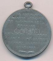 Franciaország ~1820. "Károly Ferdinánd, Berry hercege" fém emlékérem füllel (40mm) T:2- ha...