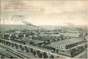 1906 Budapest X. Kőbánya, M. kir. államvasutak gépgyára, északi főműhely. Kőbányai út 30-36. / Maschinenfabrik der k. ung. Staatsbahnen