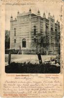 1903 Barcs, Som. Barcs; Zsinagóga, izraelita templom / synagogue (EK)