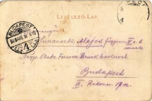 1903 Barcs, Som. Barcs; Zsinagóga, izraelita templom / synagogue (EK)