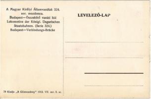 Budapest XI. Összekötő vasúti híd (Déli Összekötő vasúti híd), Magyar Királyi Államvasutak 324. sor....