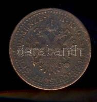 Ausztria/magyar verdejel 1851G 2Kr érdekes verethibával T:3-/4+